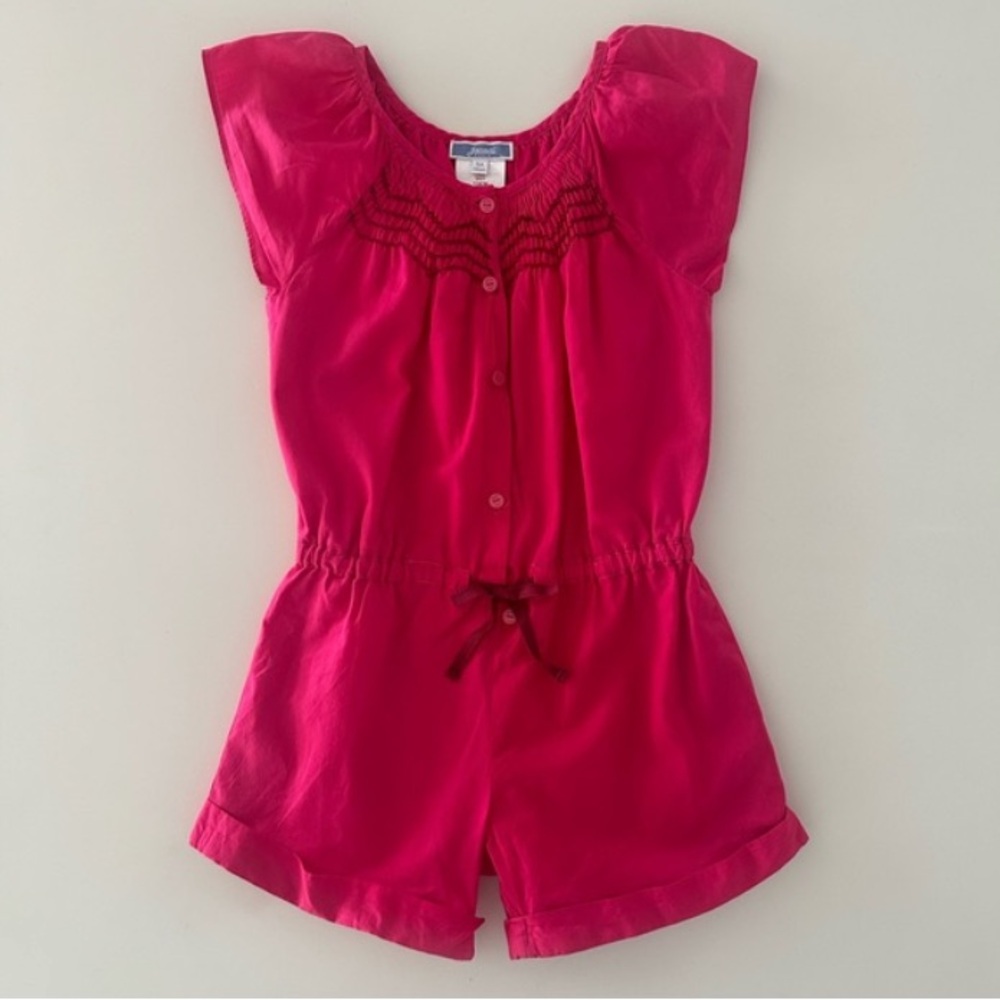 Jacadi Paris Jumpsuit With Smocked Top